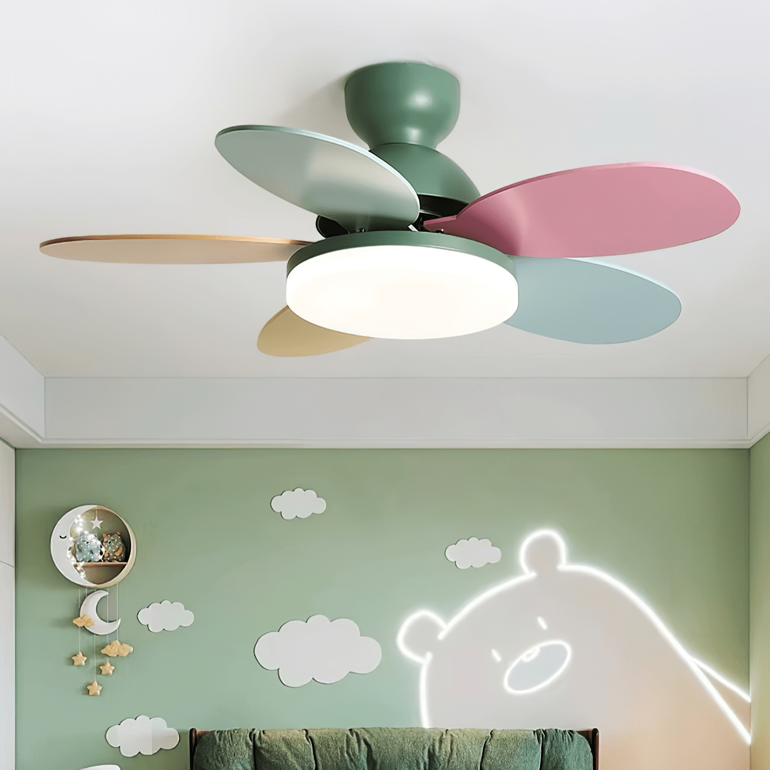 Deckenventilator mit Licht Teridi