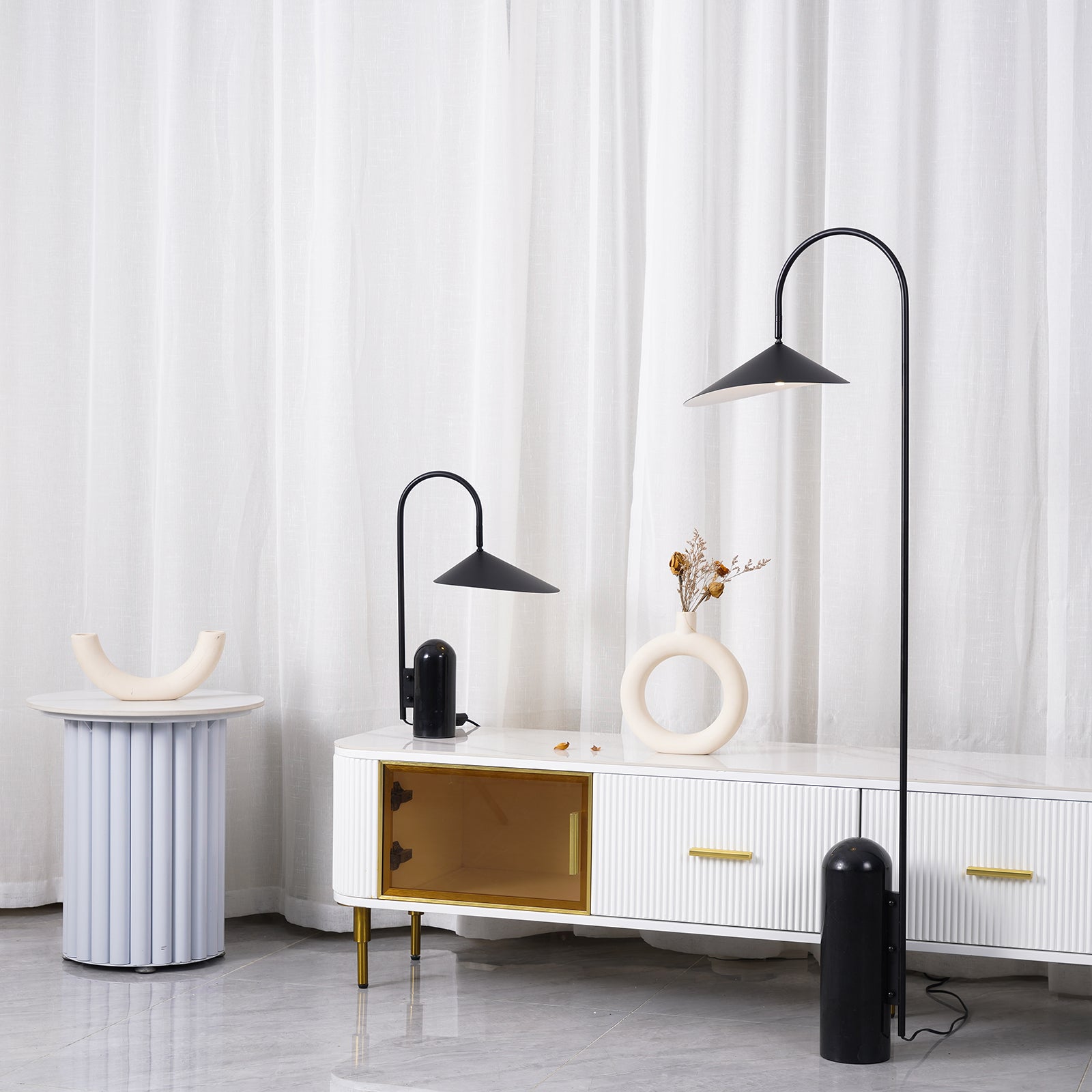 Minimalistische Stehleuchte Miroko