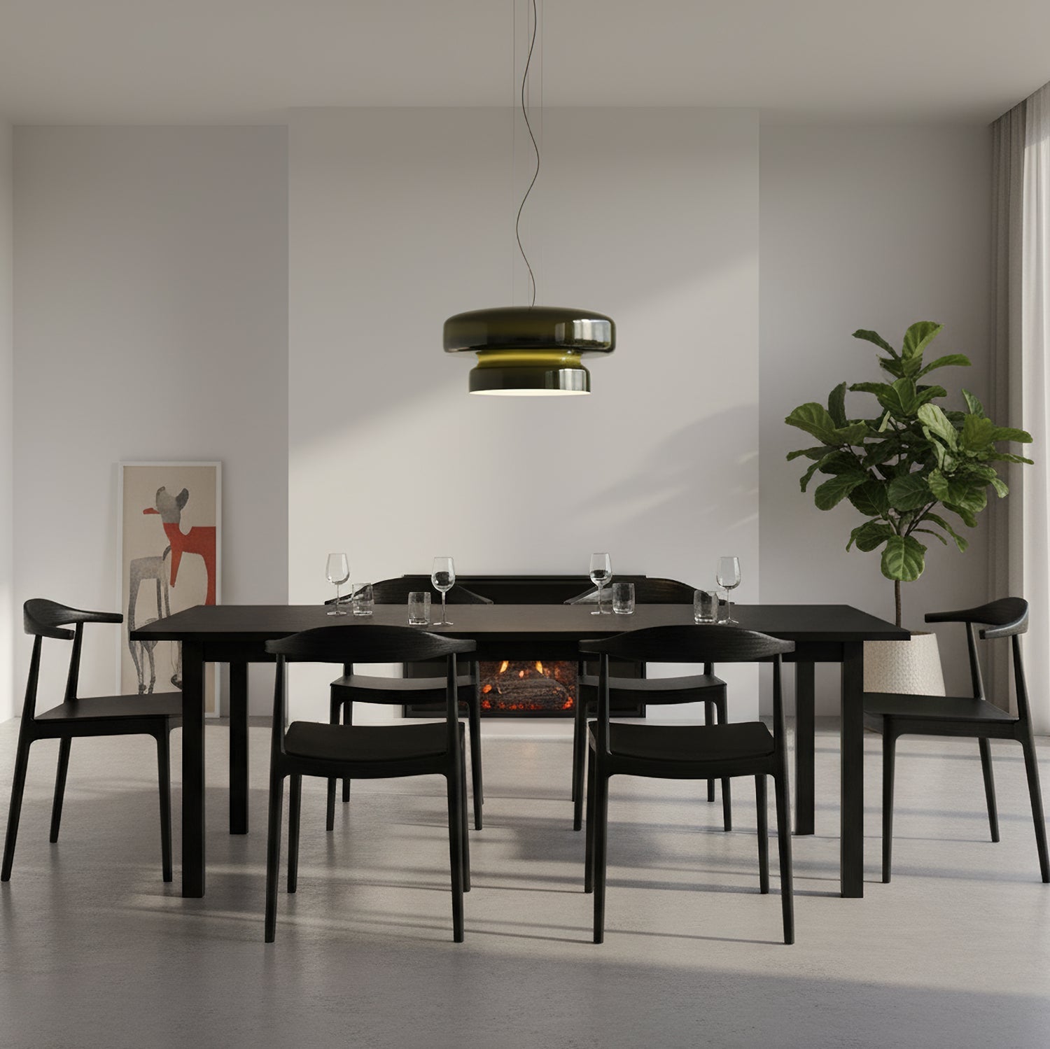 Moderne Pendelleuchte Caviela