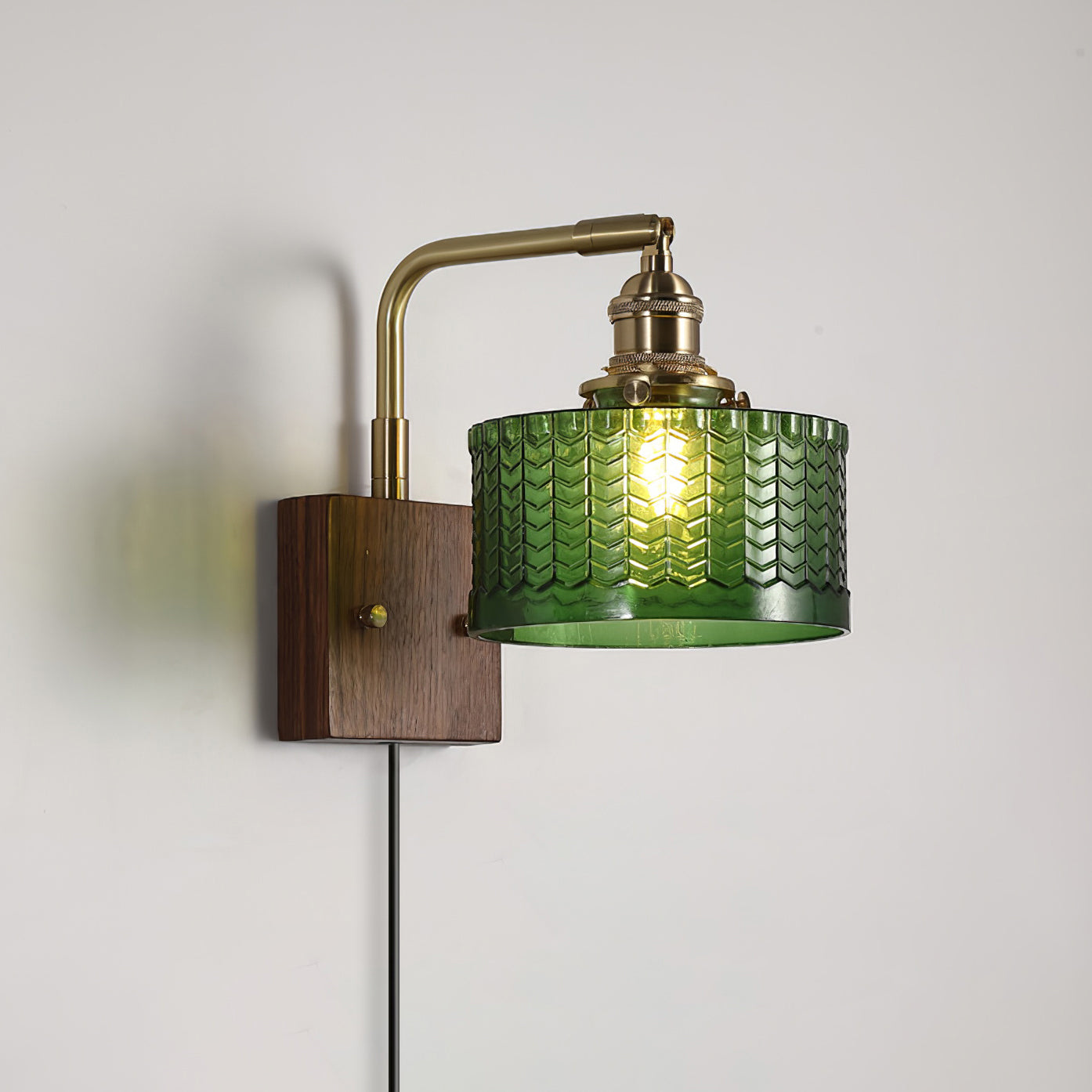 Wandleuchte mit Stecker Ulene