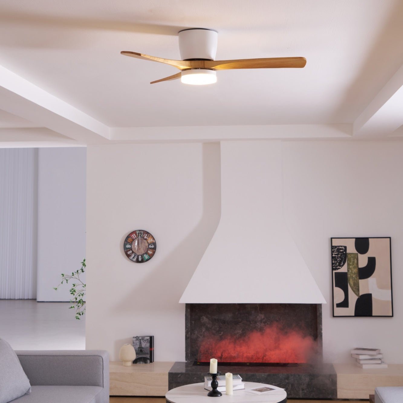 Deckenventilator mit Licht Kavino