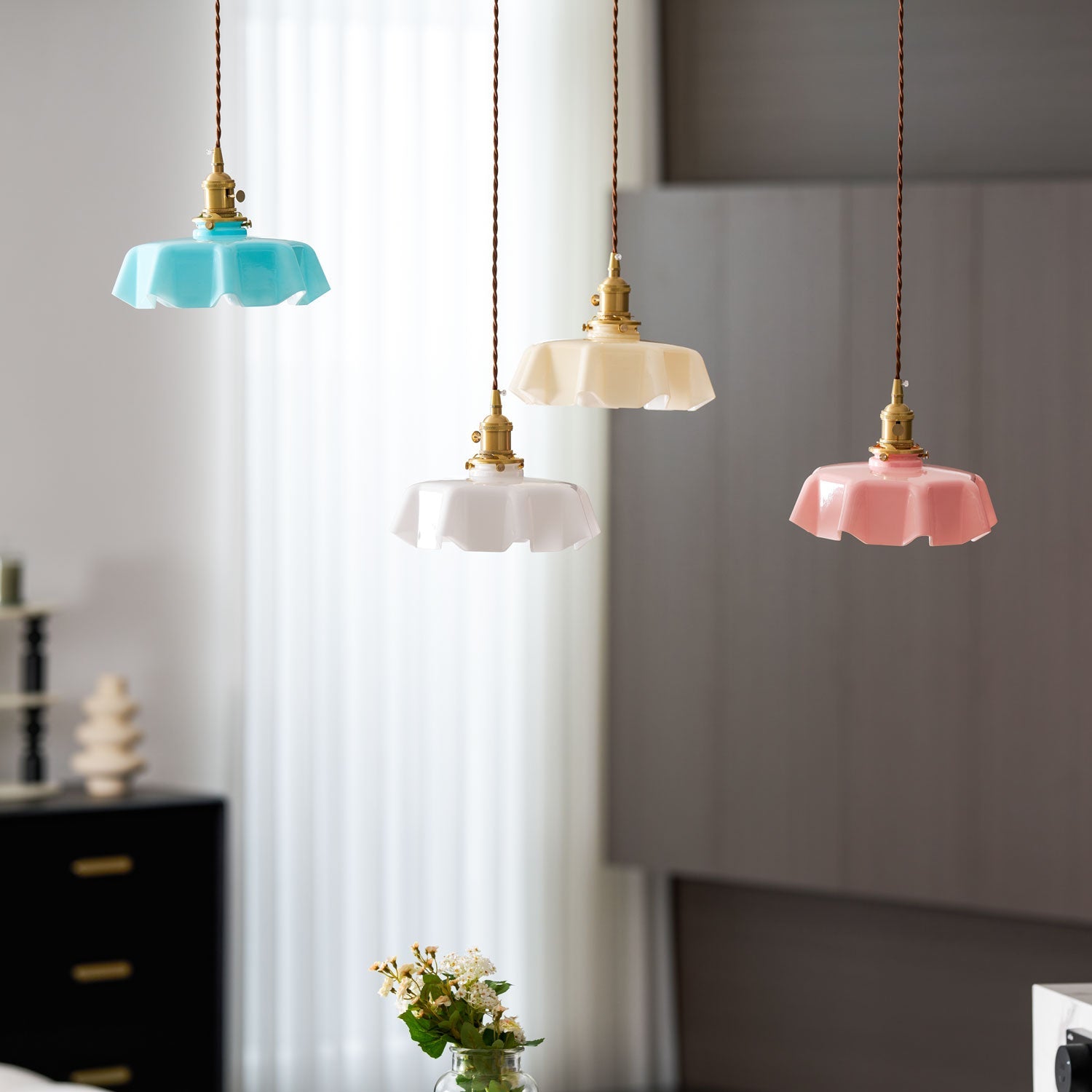 Vintage Pendelleuchte Sirore