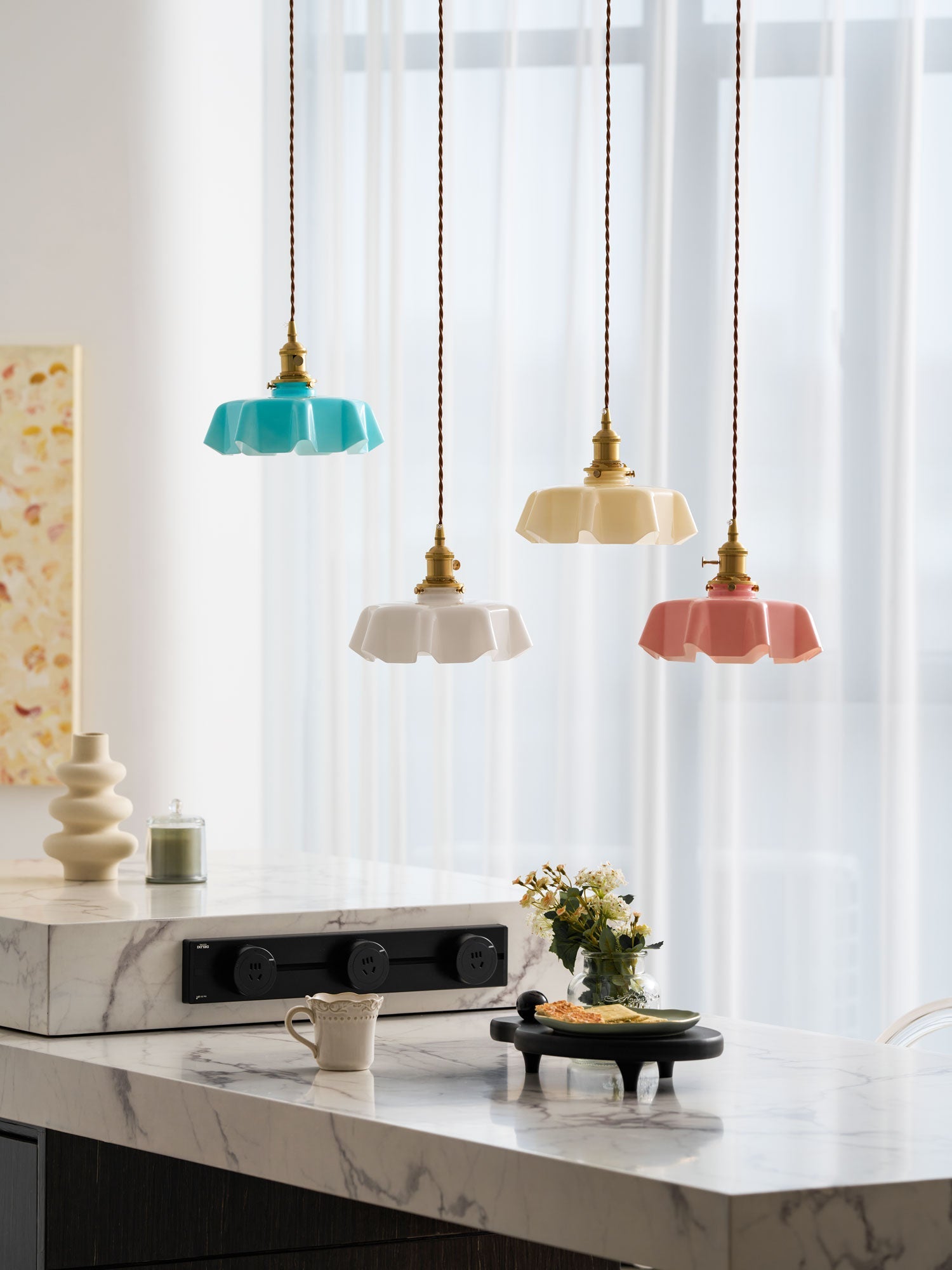 Vintage Pendelleuchte Sirore