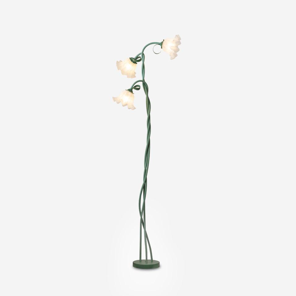 Florale Stehleuchte Quedi