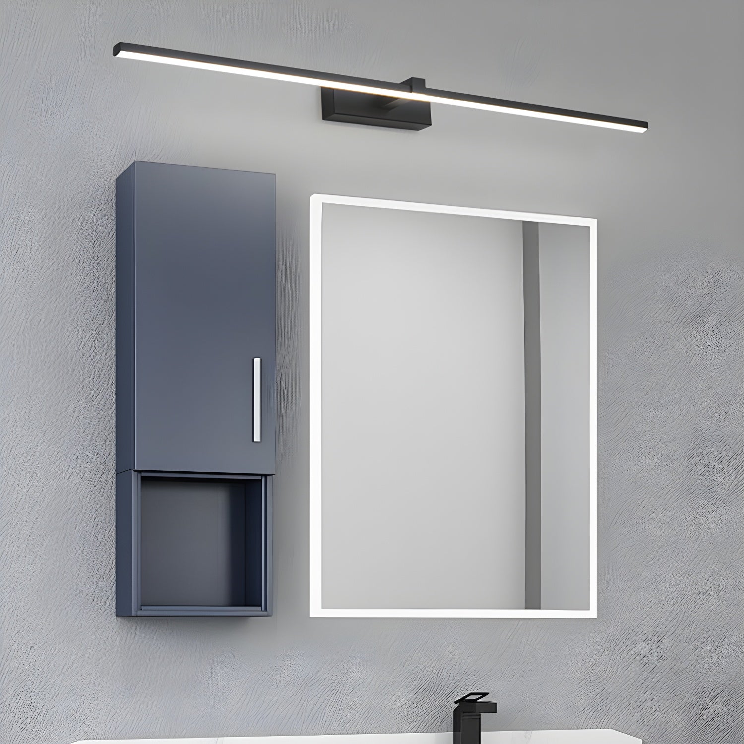 Lineare Wandleuchte Olive