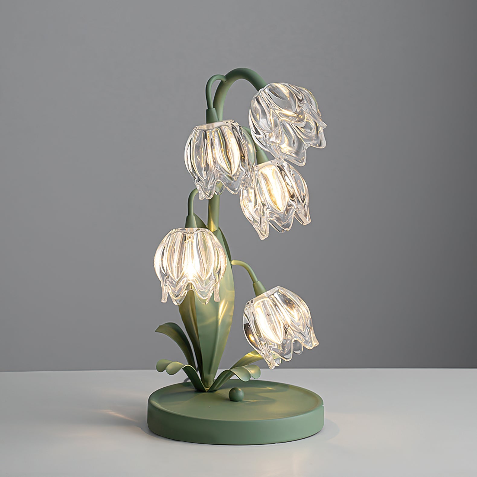 Florale Tischleuchte Lerire