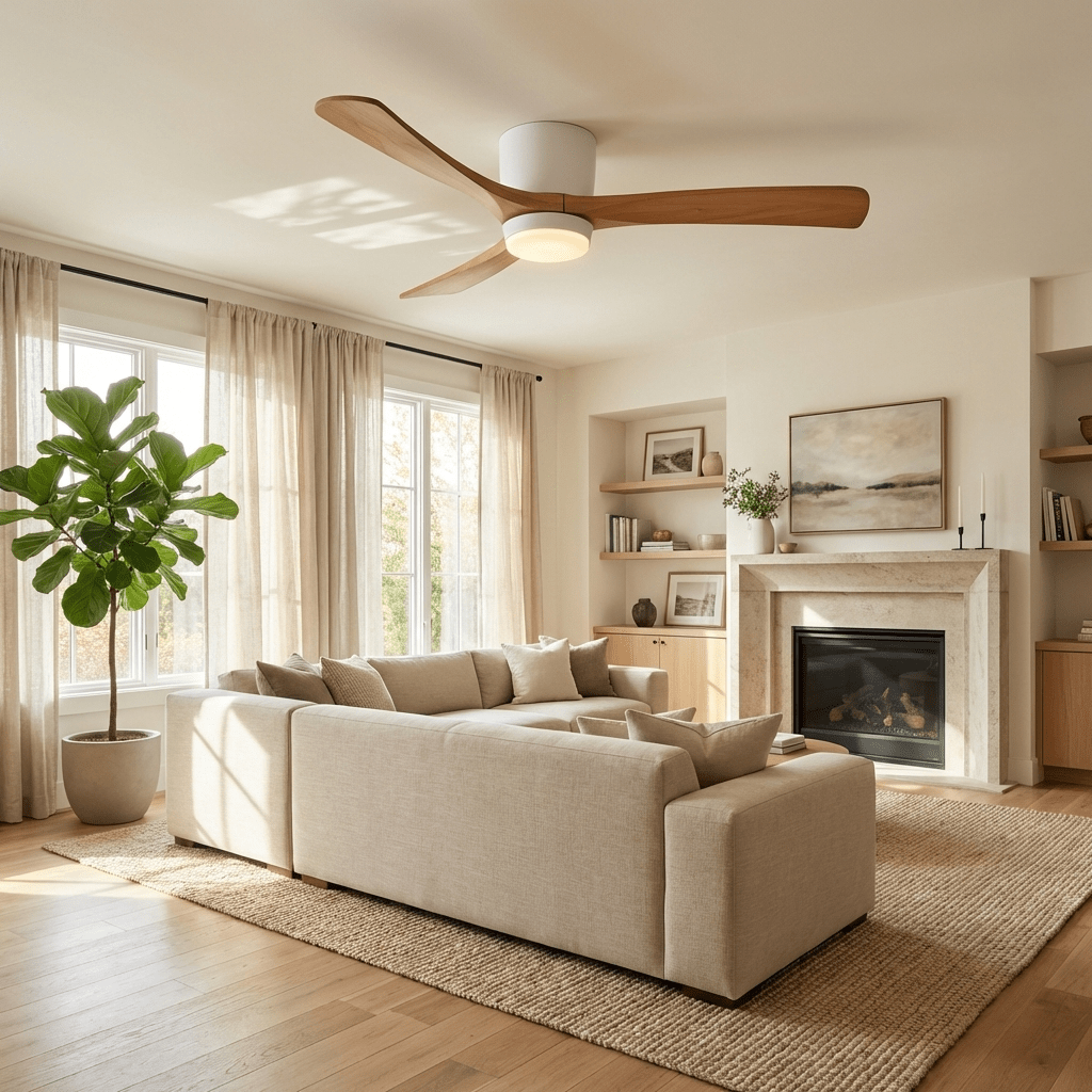 Deckenventilator mit Licht Kavino