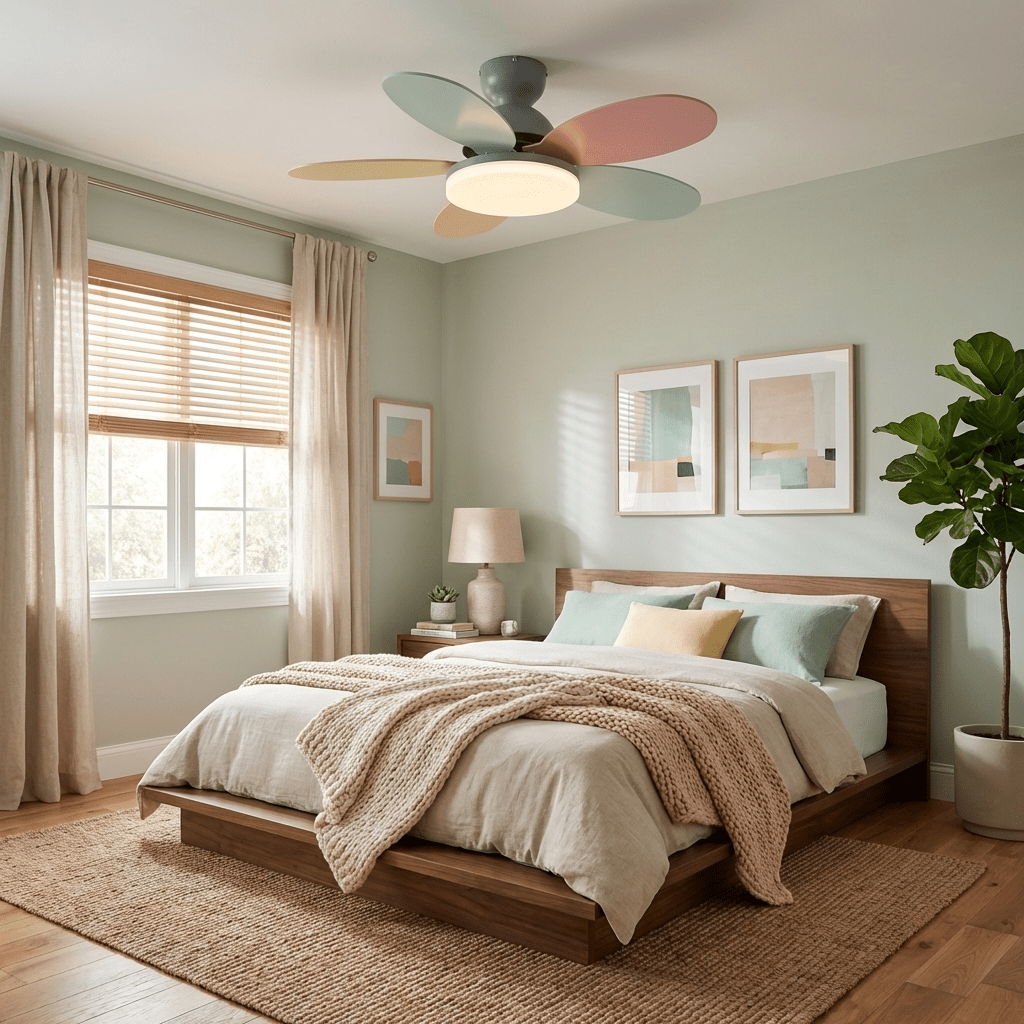 Deckenventilator mit Licht Teridi