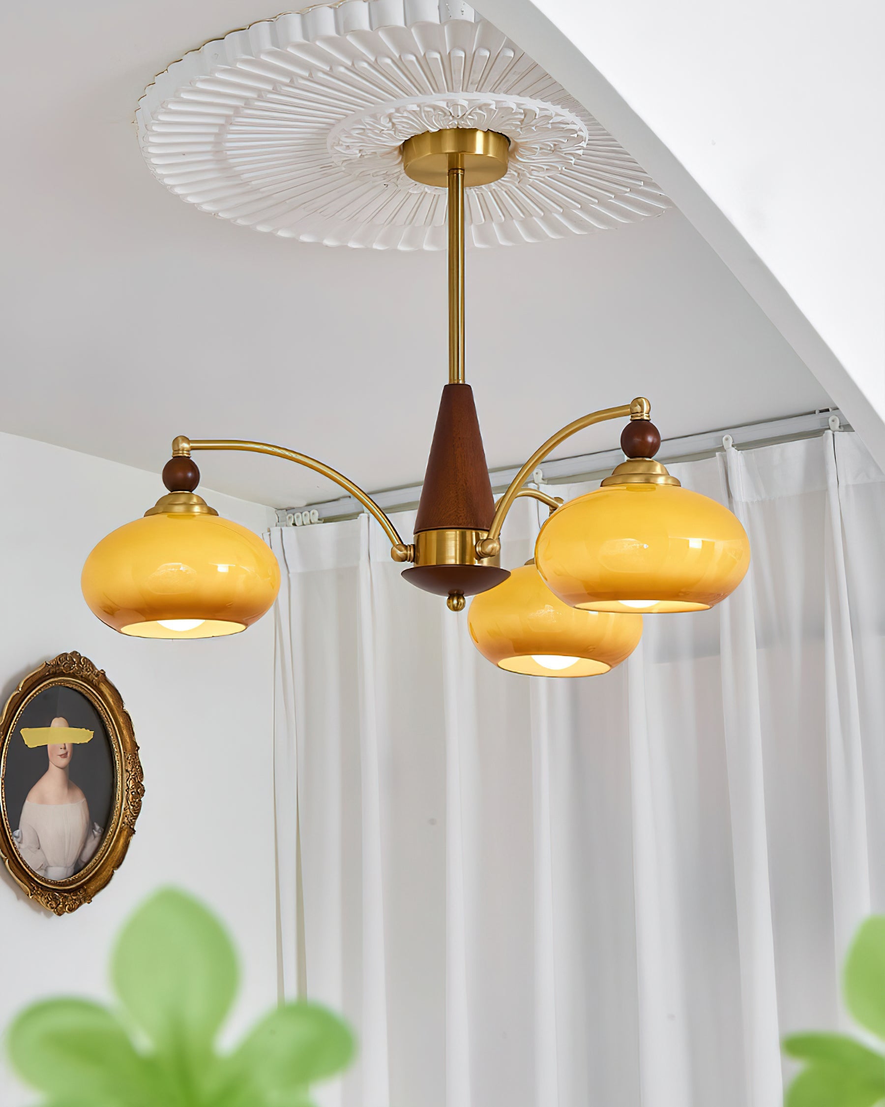 Vintage Kronleuchter Denorel