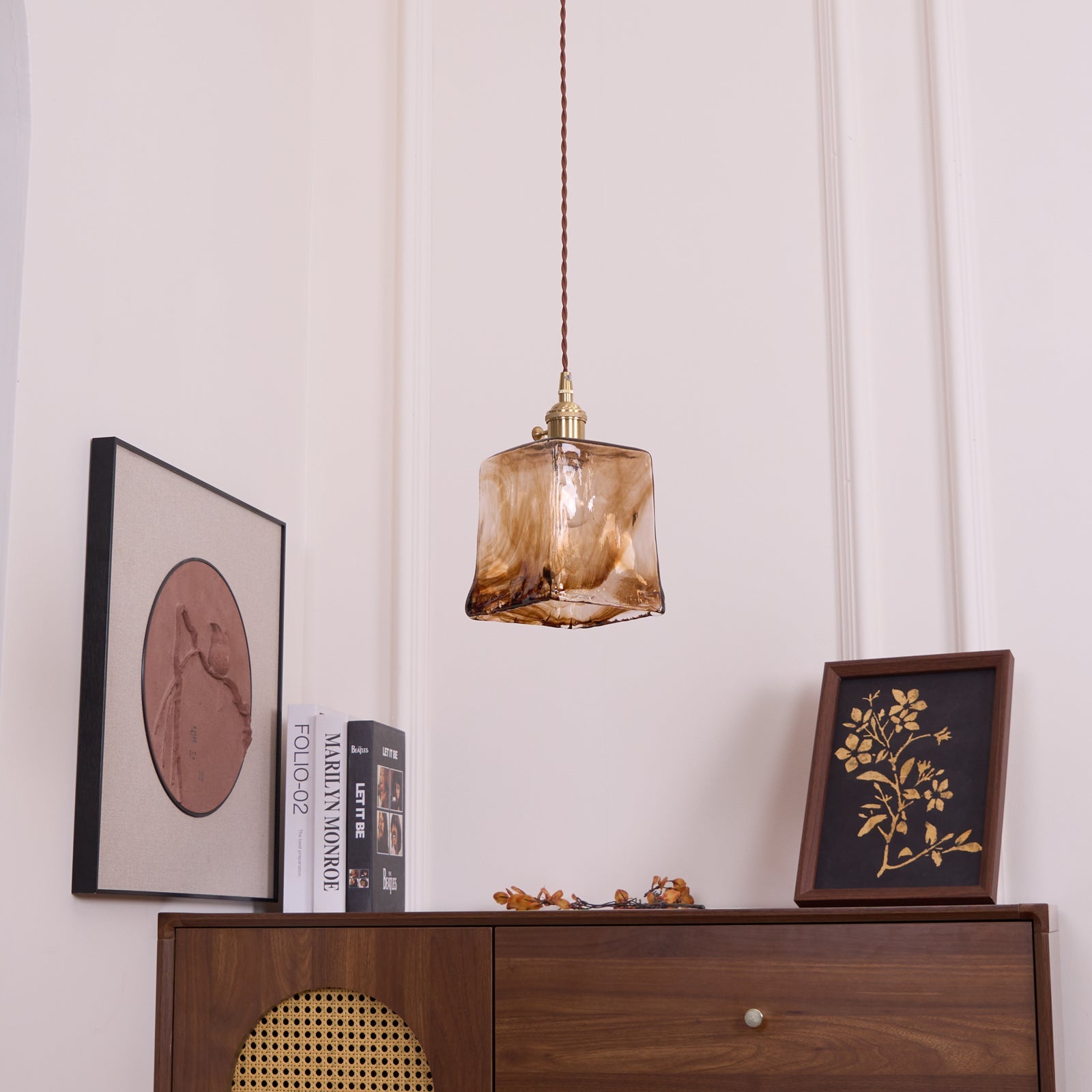 Vintage Pendelleuchte Senoden