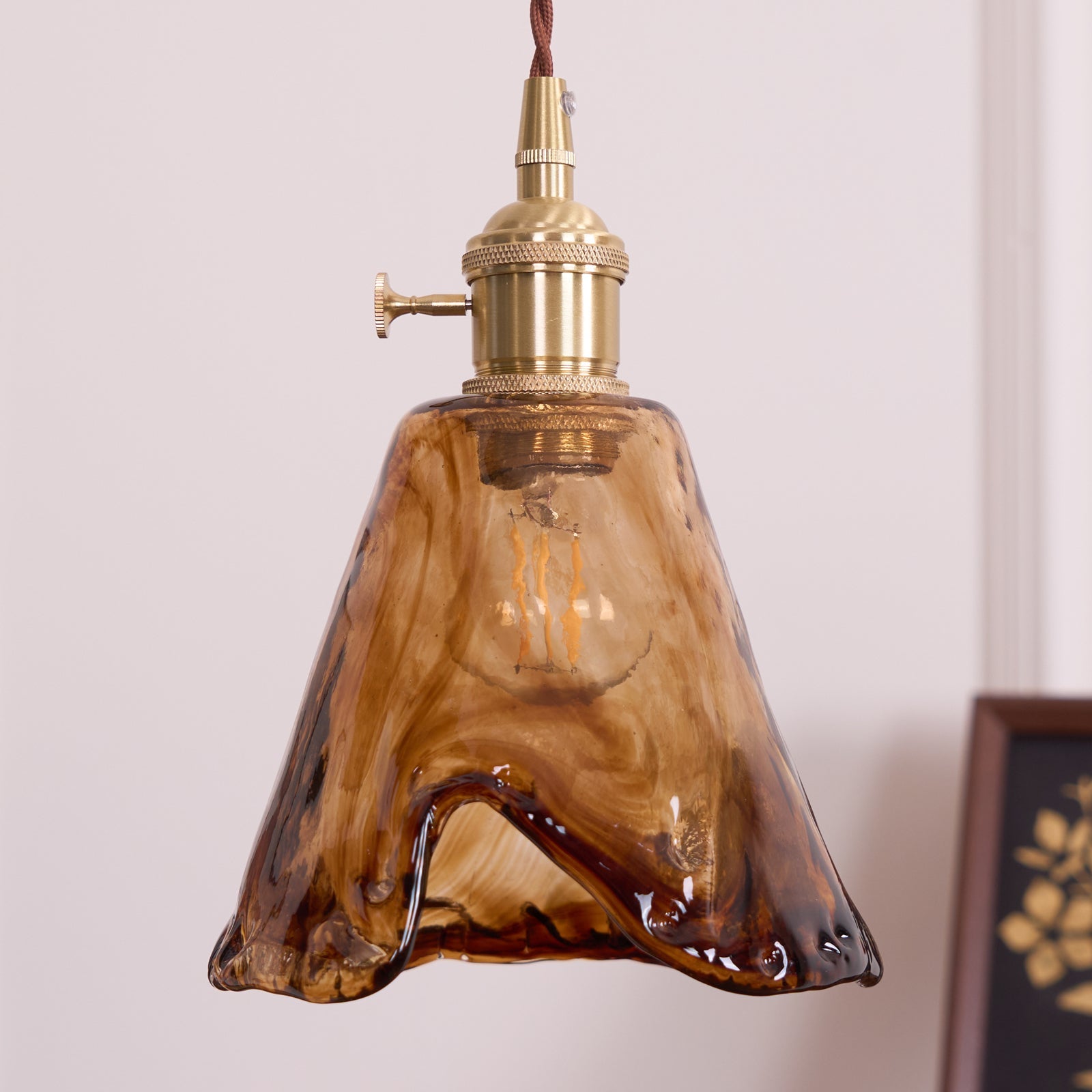 Vintage Pendelleuchte Senoden