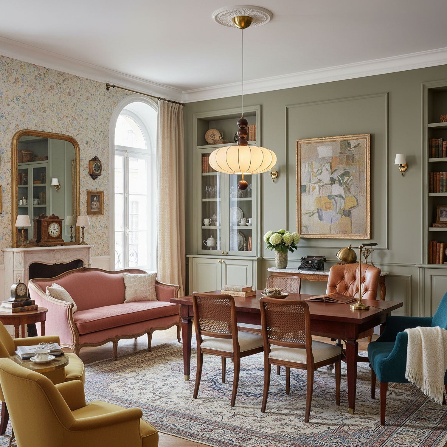 Vintage Pendelleuchte Queza