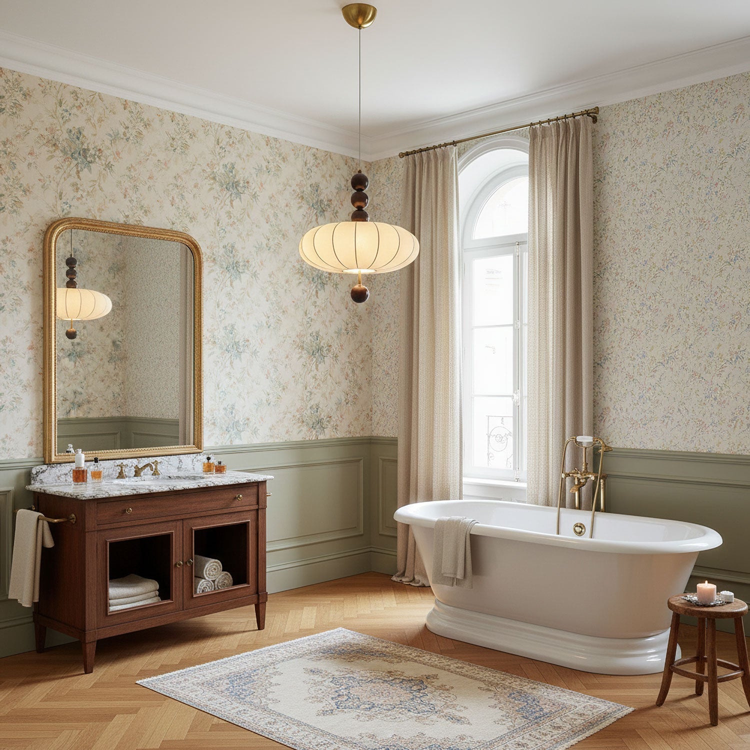 Vintage Pendelleuchte Queza