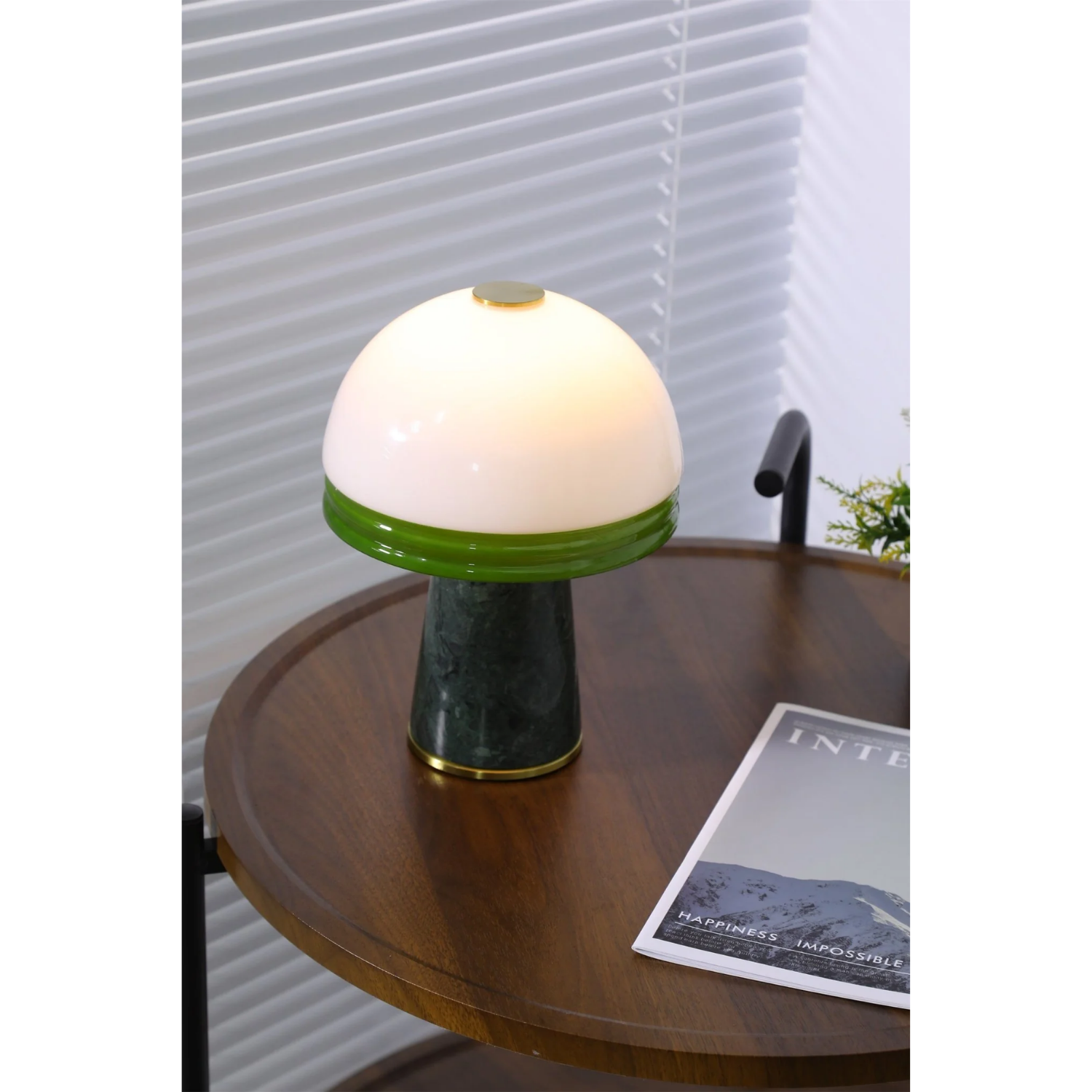 Merosa Schmale Marmor Tischlampe