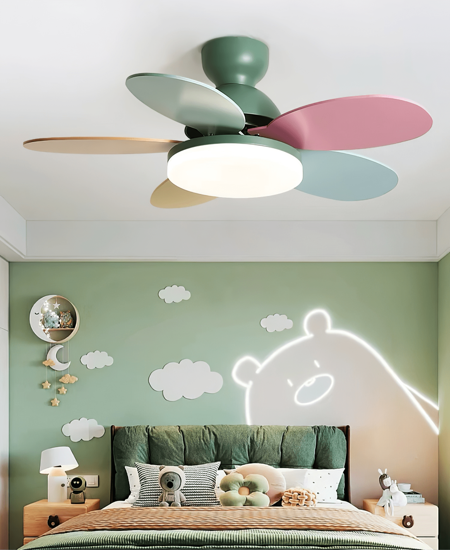 Deckenventilator mit Licht Teridi