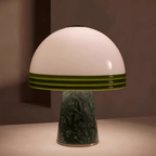 Merose Breite Marmor Tischlampe