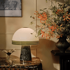 Merose Breite Marmor Tischlampe