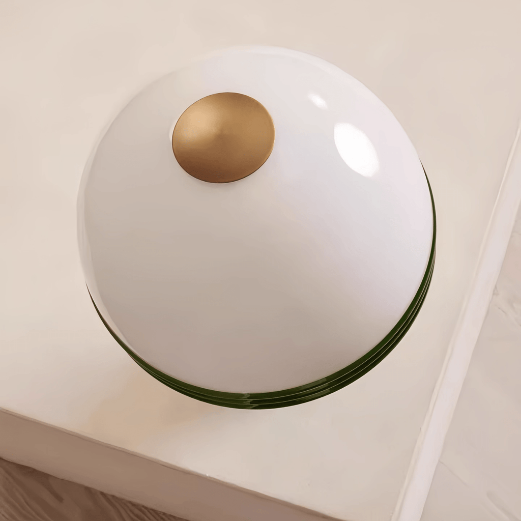 Merose Breite Marmor Tischlampe
