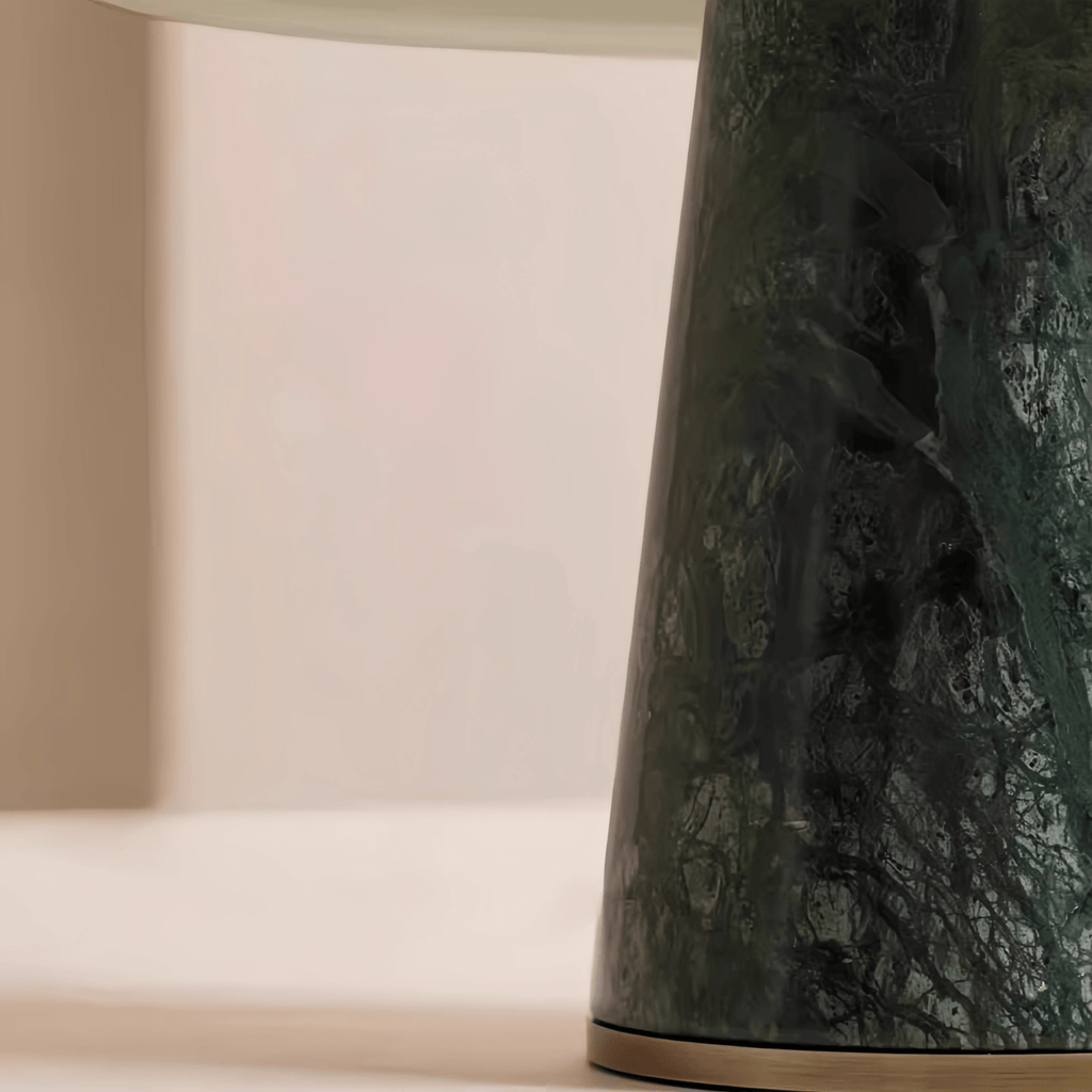 Merose Breite Marmor Tischlampe
