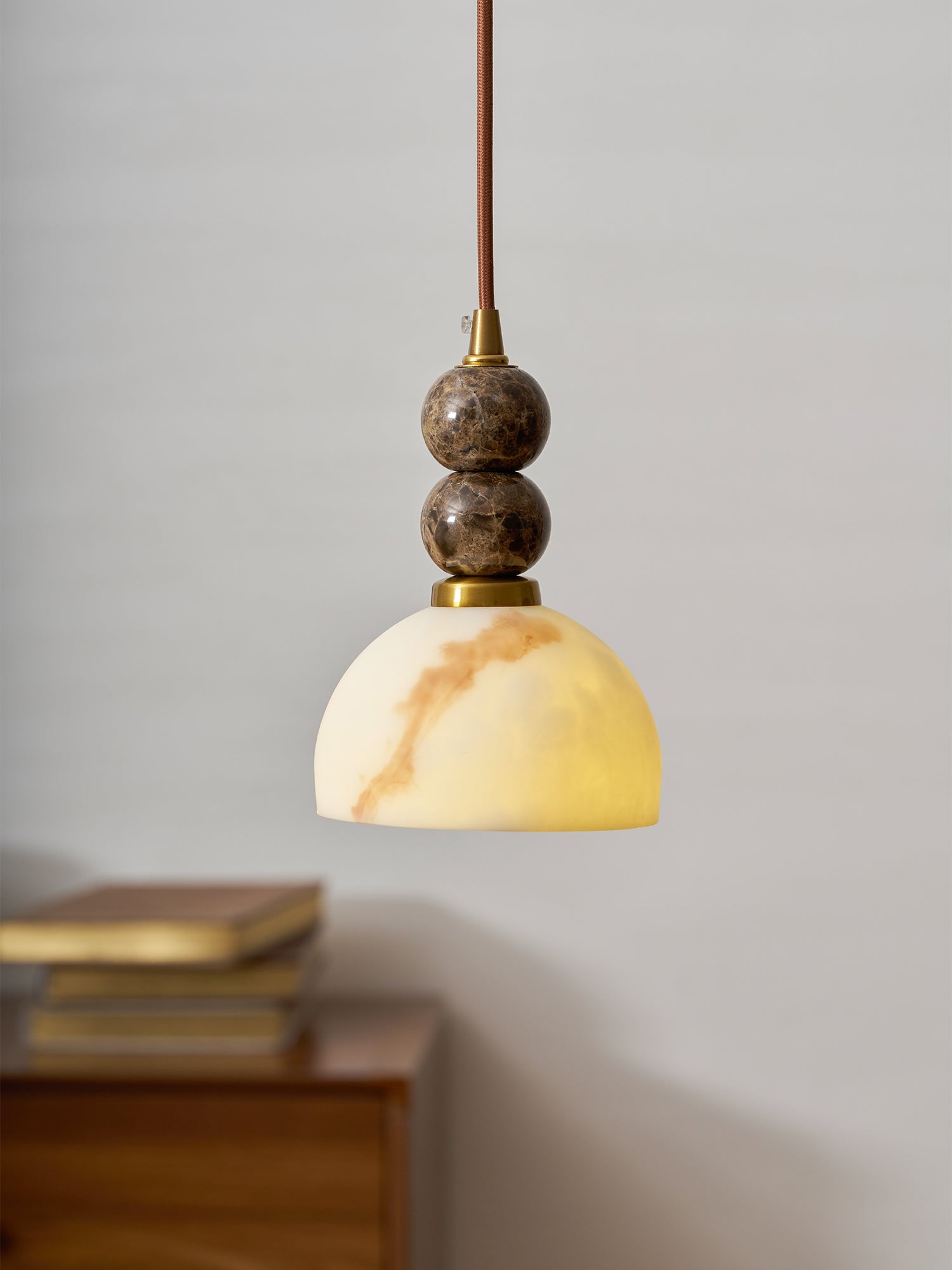 Skulpturale Pendelleuchte Luminer
