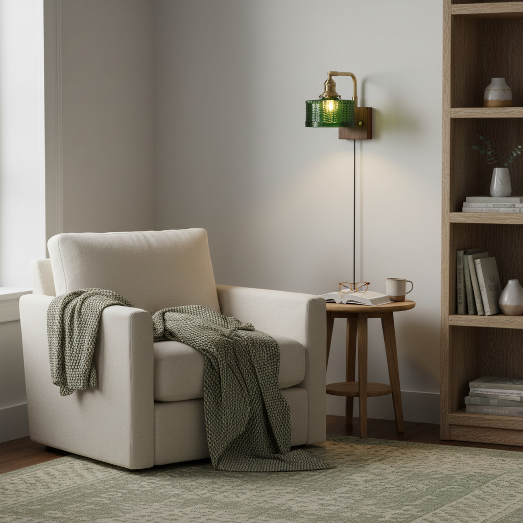 Wandleuchte mit Stecker Ulene