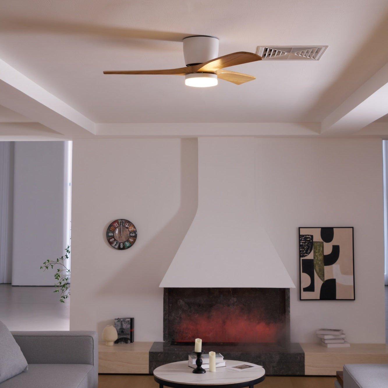 Deckenventilator mit Licht Kavino