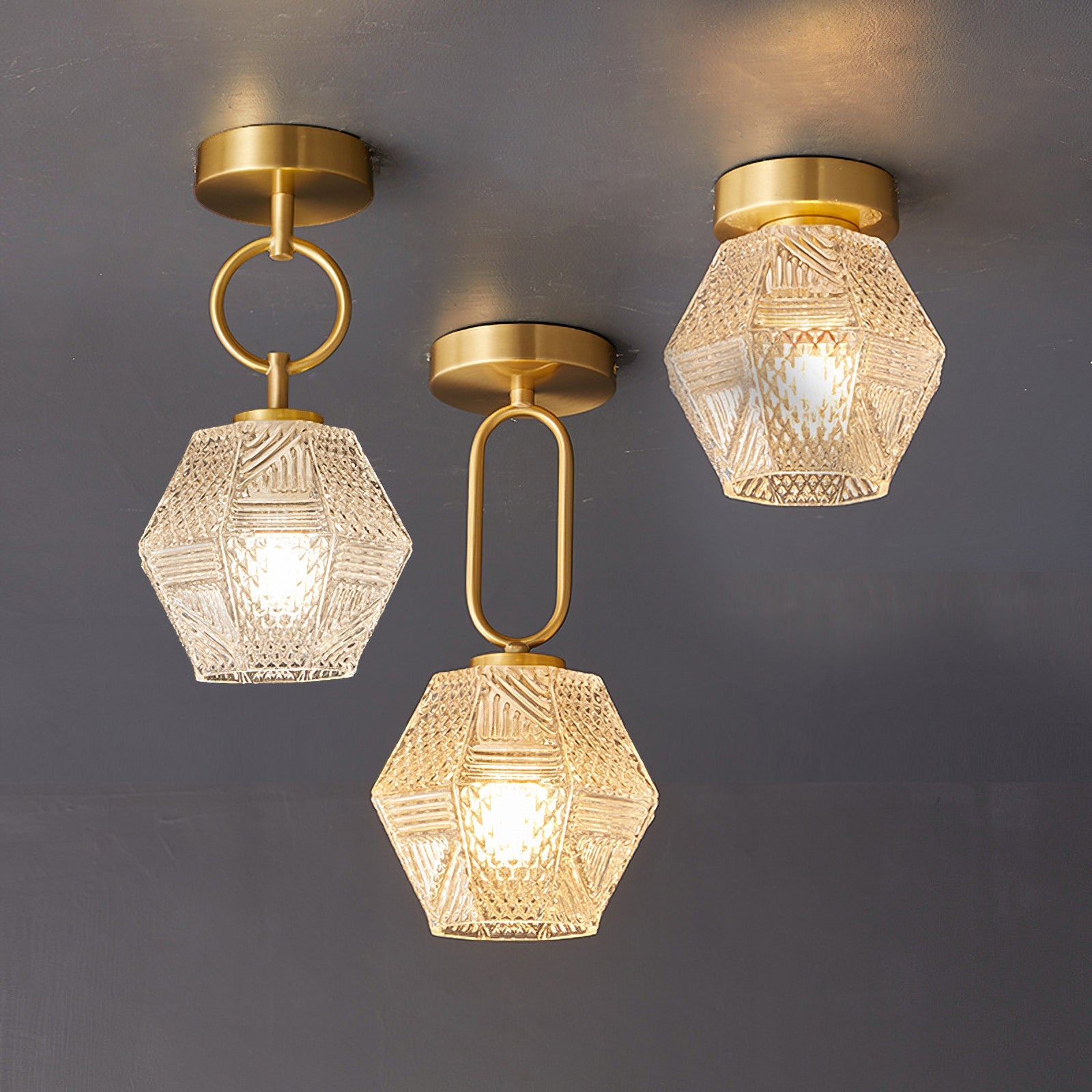 Art Deco Deckenleuchte Xalame