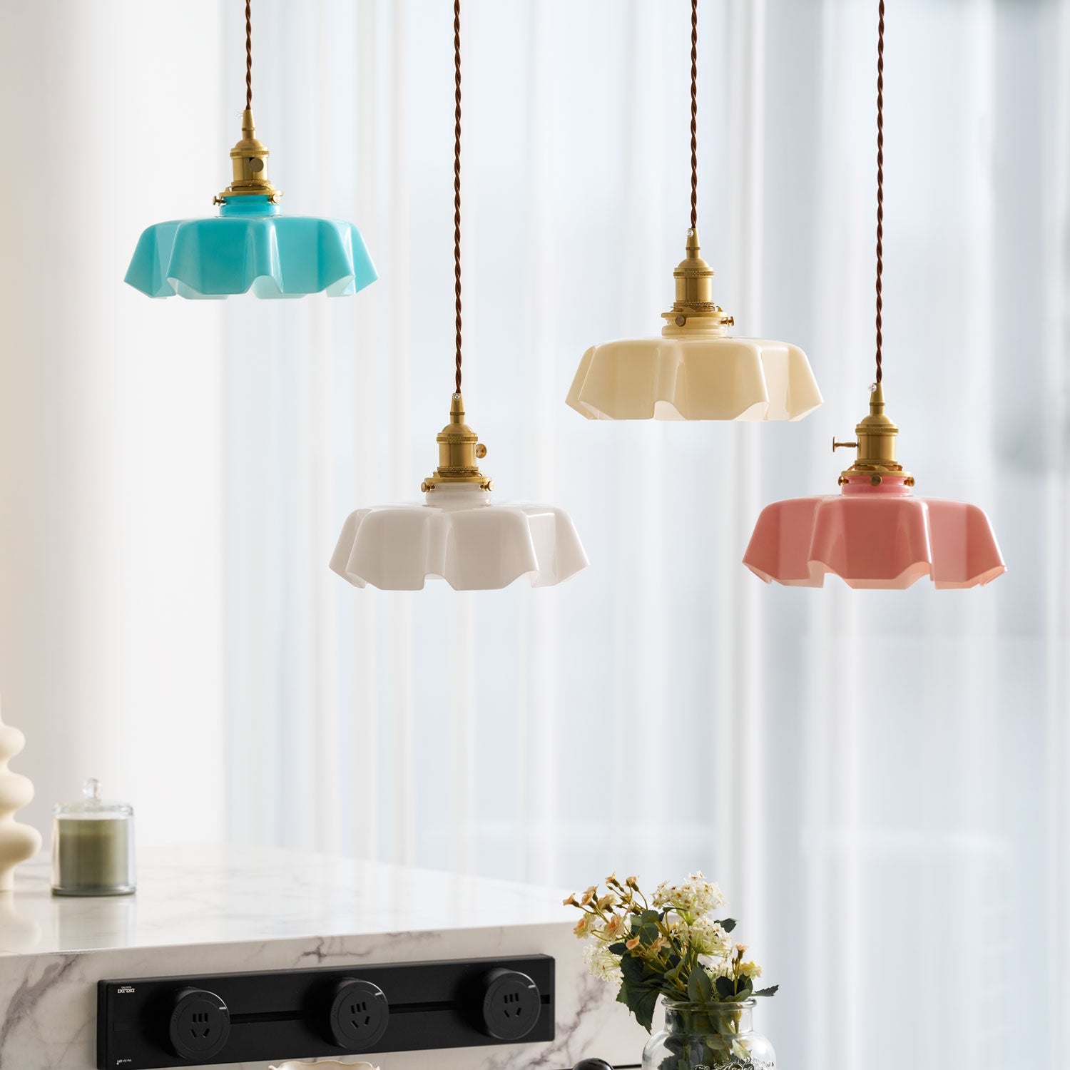 Vintage Pendelleuchte Sirore
