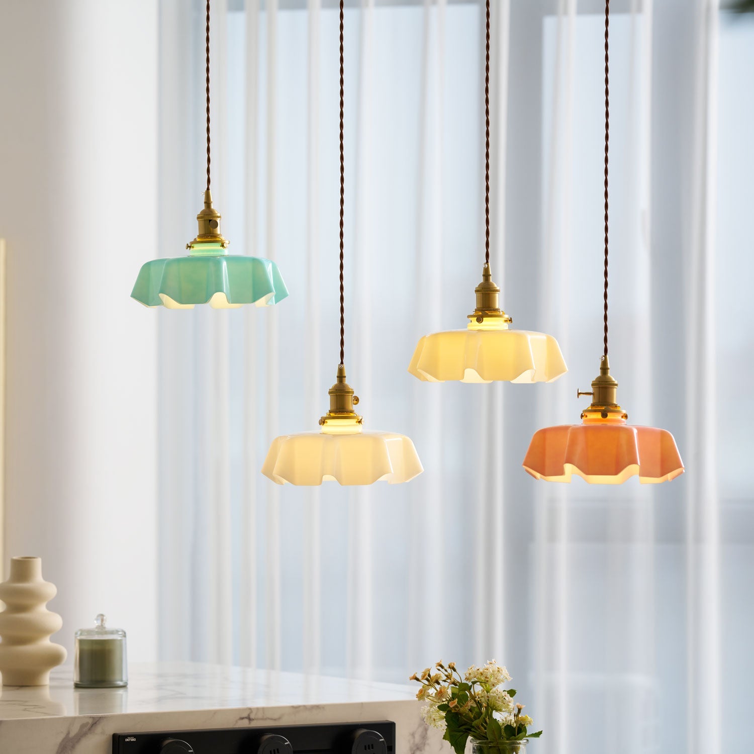 Vintage Pendelleuchte Sirore