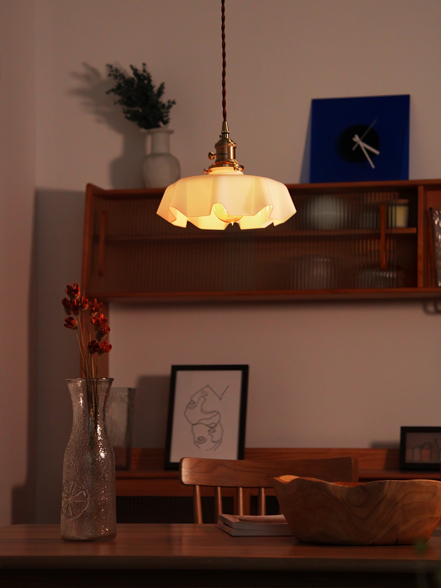 Vintage Pendelleuchte Sirore