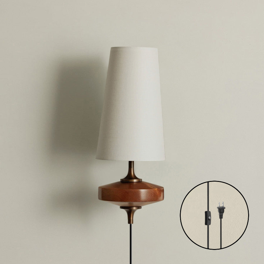 Wandleuchte mit Stecker Selaso