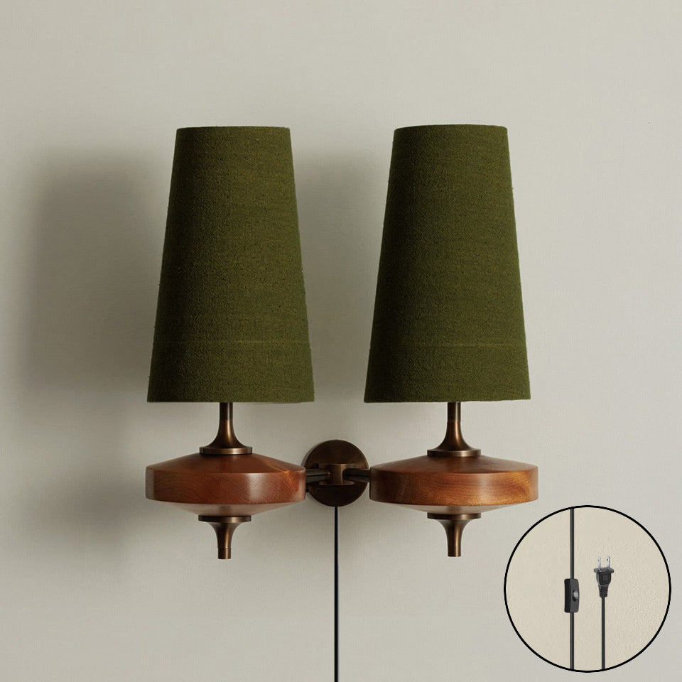 Wandleuchte mit Stecker Selaso