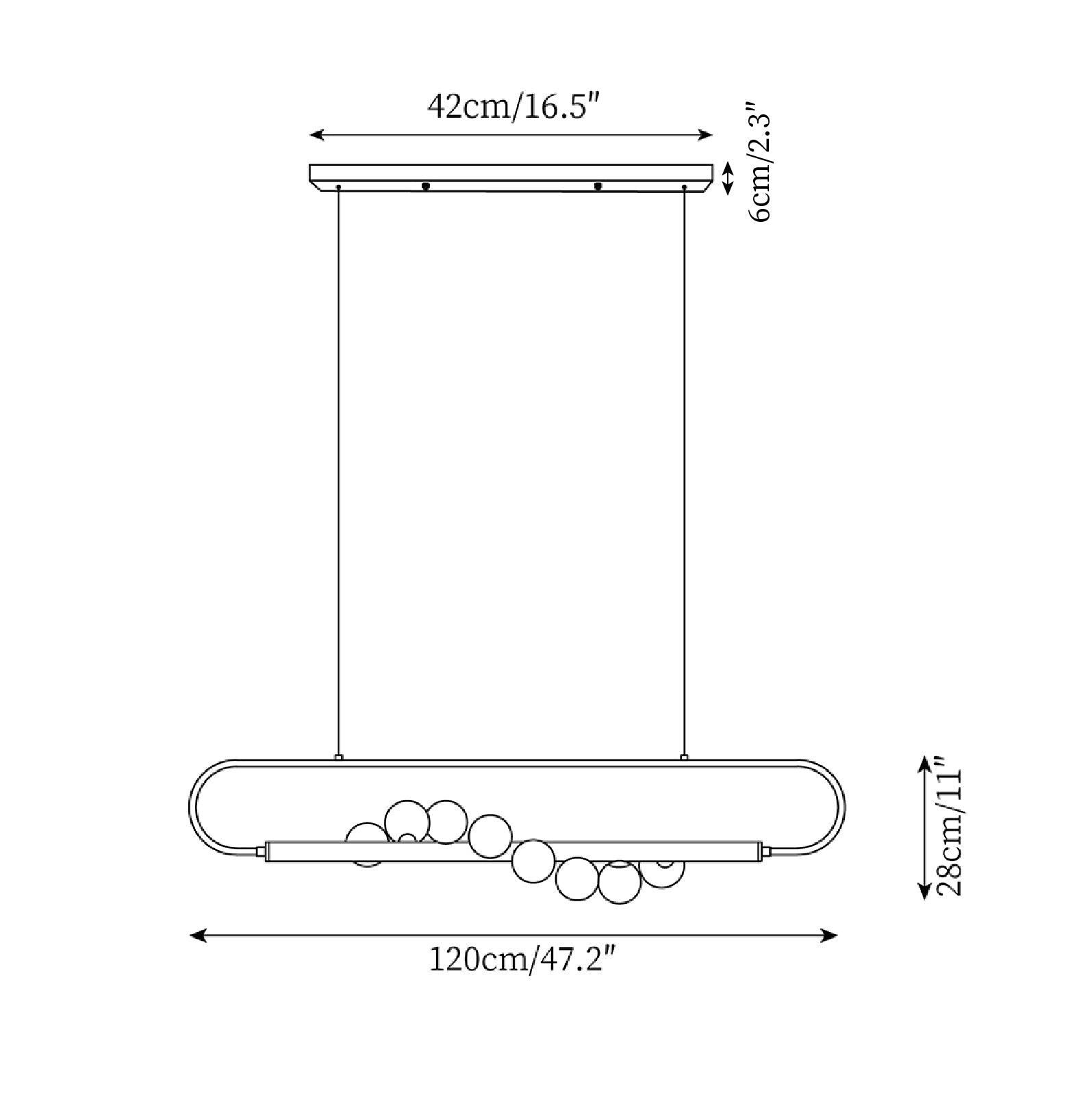 Mereno Orbit Pendelleuchte