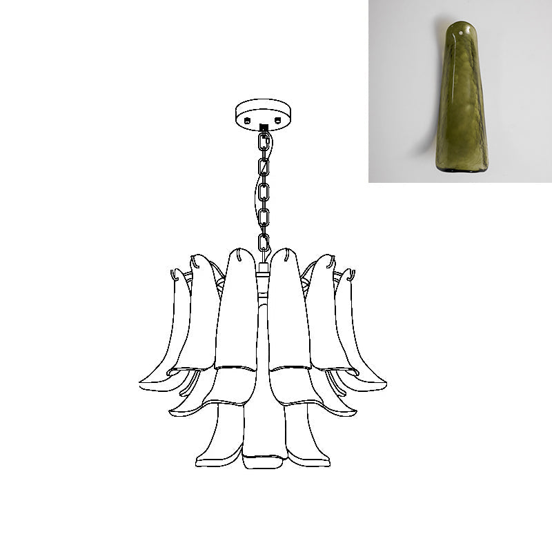 Runder Kronleuchter Ileve