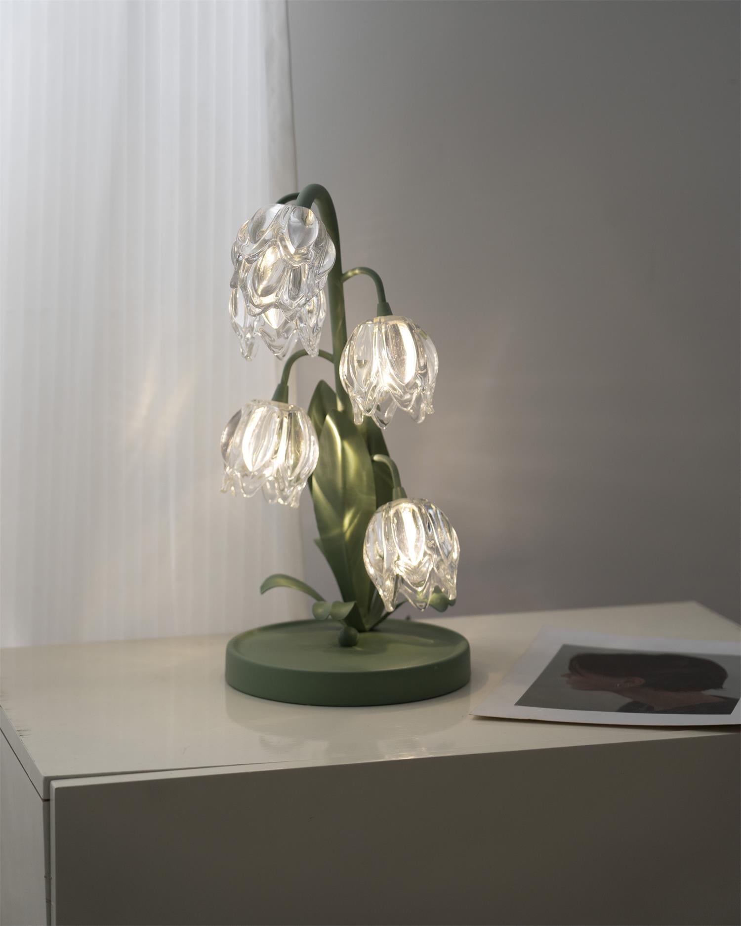 Florale Tischleuchte Lerire
