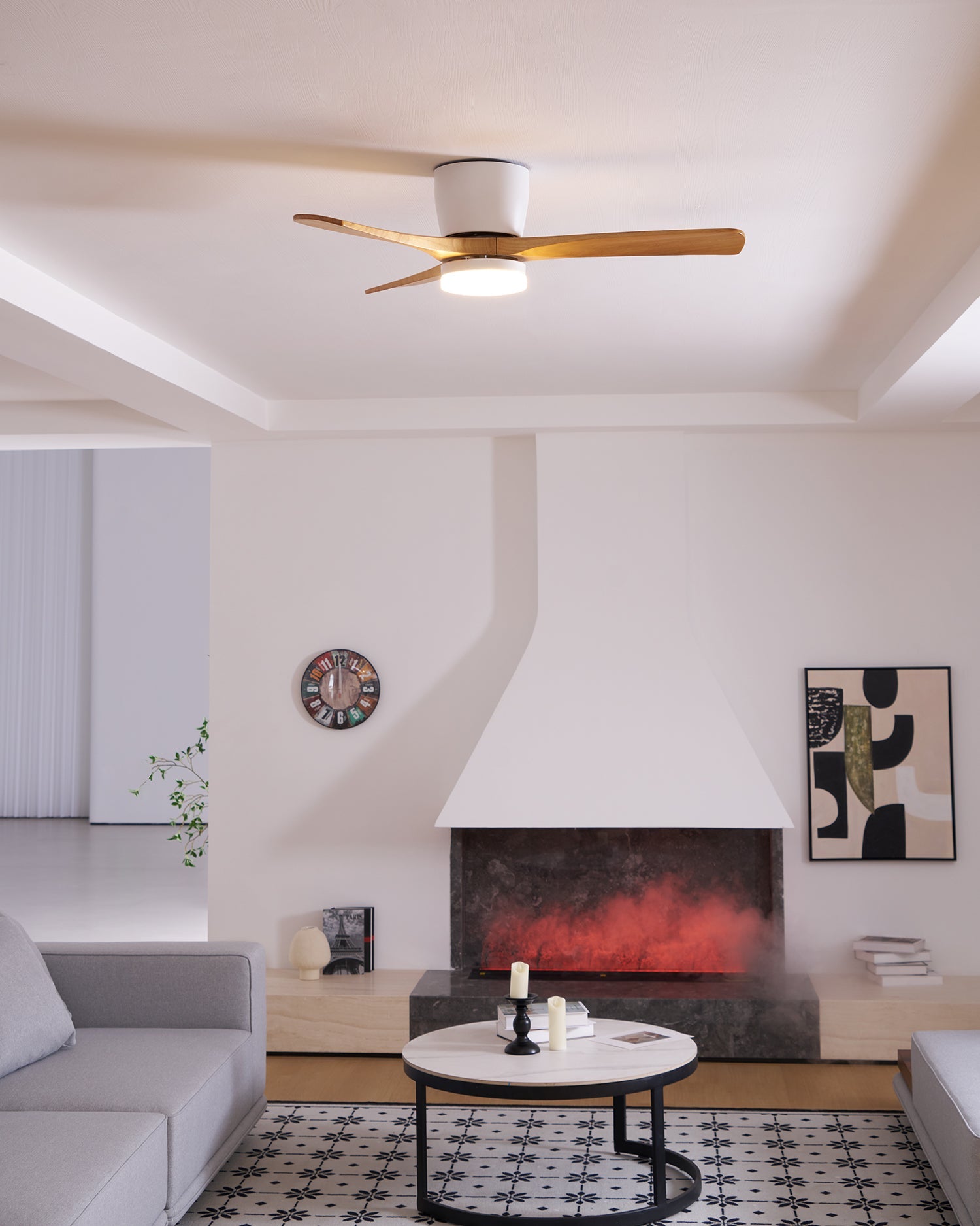 Deckenventilator mit Licht Kavino