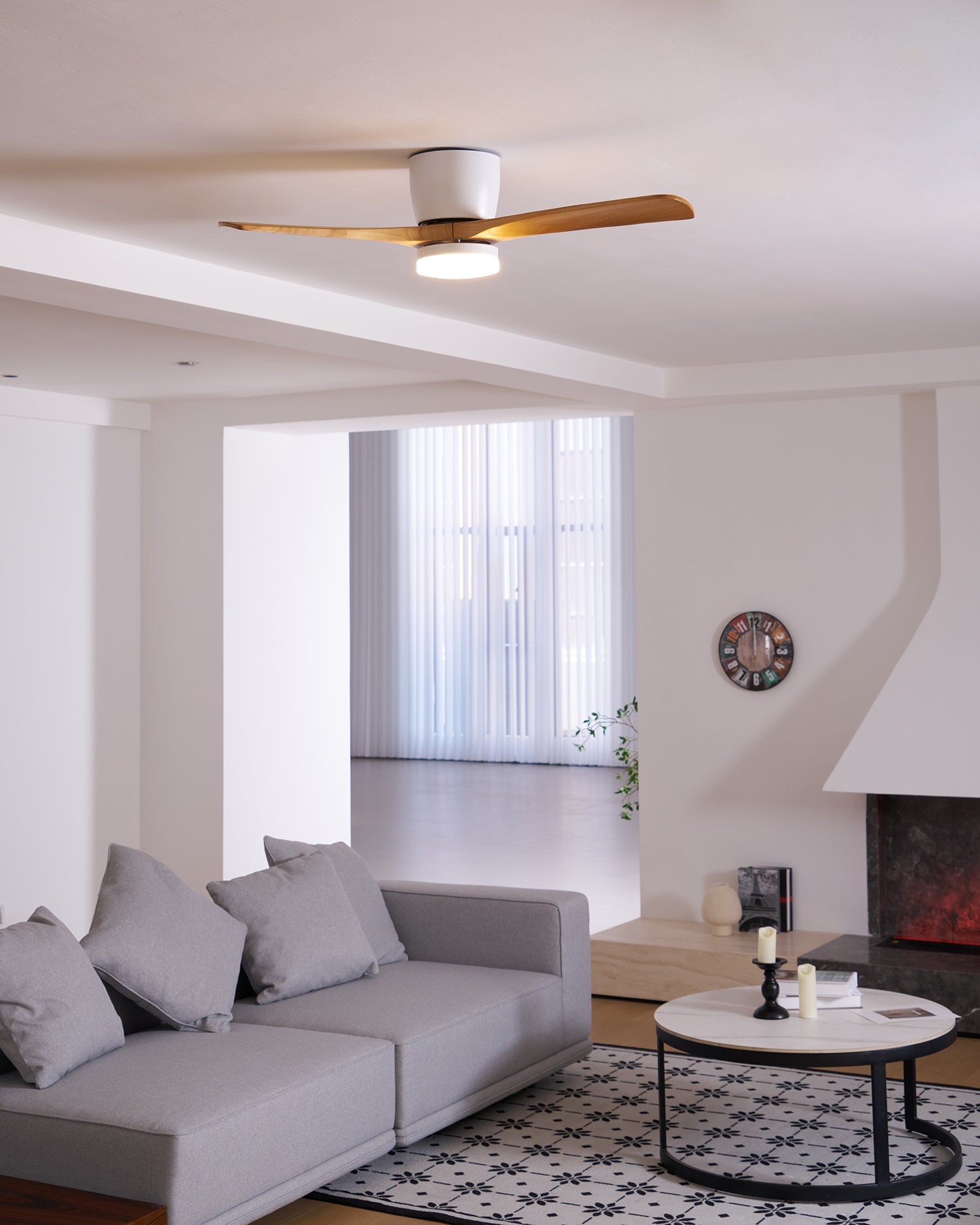 Deckenventilator mit Licht Kavino