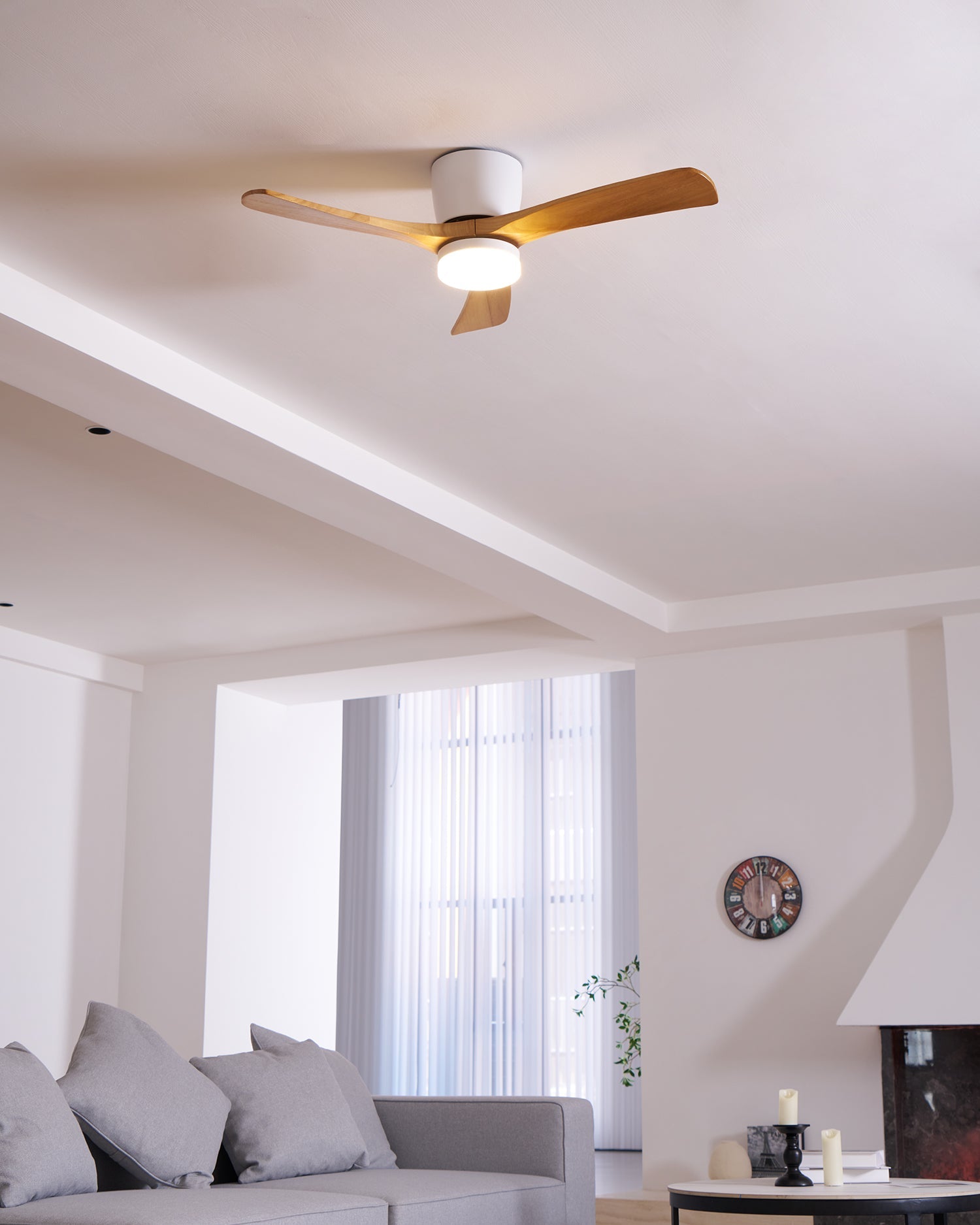 Deckenventilator mit Licht Kavino