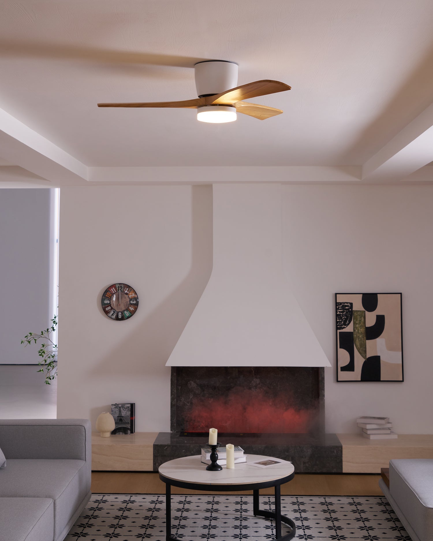 Deckenventilator mit Licht Kavino
