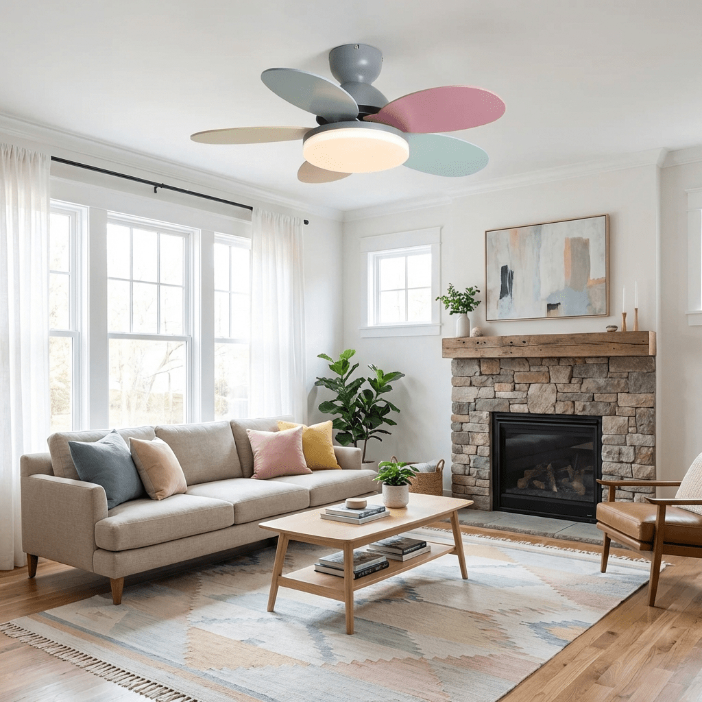 Deckenventilator mit Licht Teridi