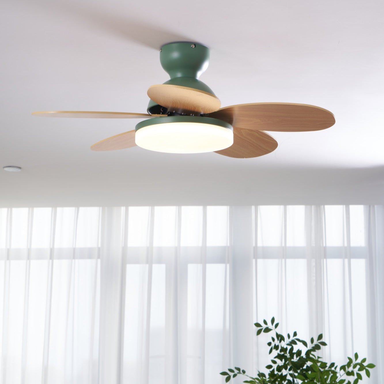 Deckenventilator mit Licht Teridi