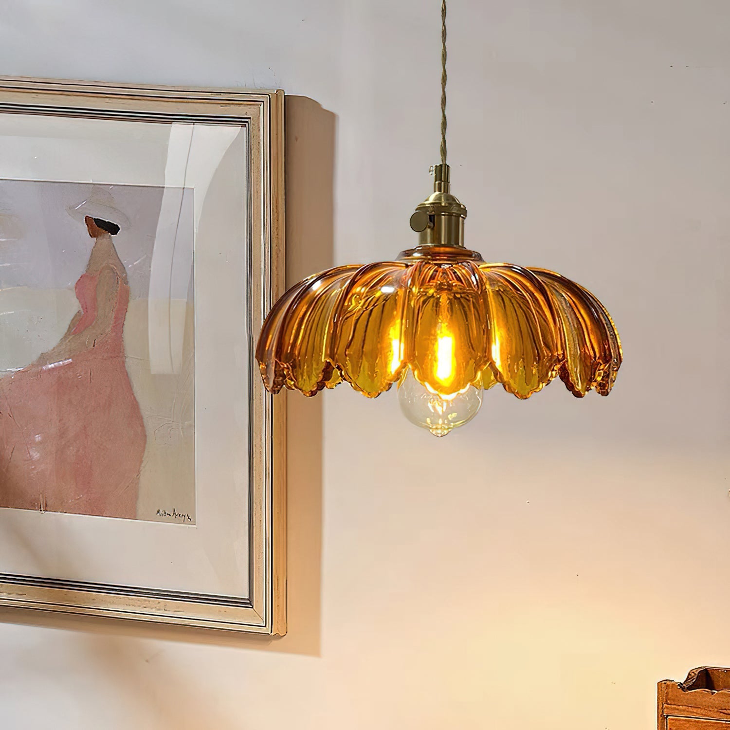 Vintage Pendelleuchte Yavirel