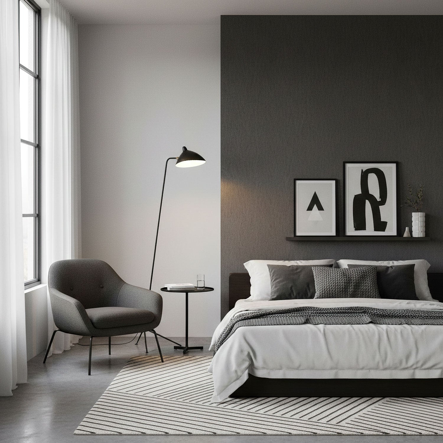 Minimalistische Stehleuchte Quomi