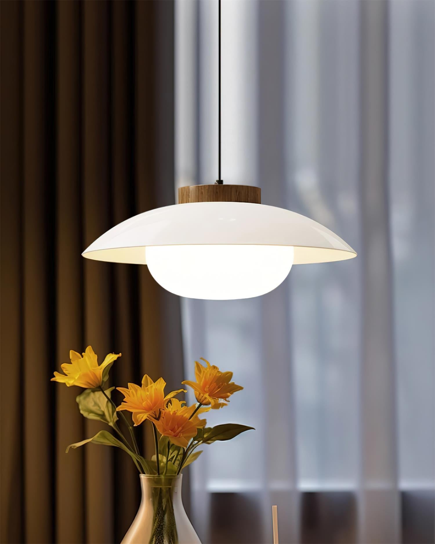 Flache Pendelleuchte Korata