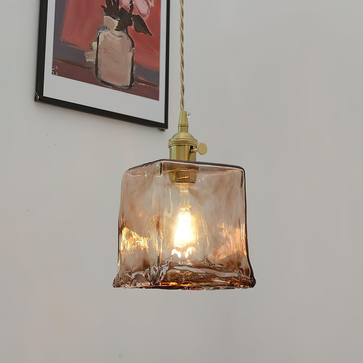 Vintage Pendelleuchte Senoden