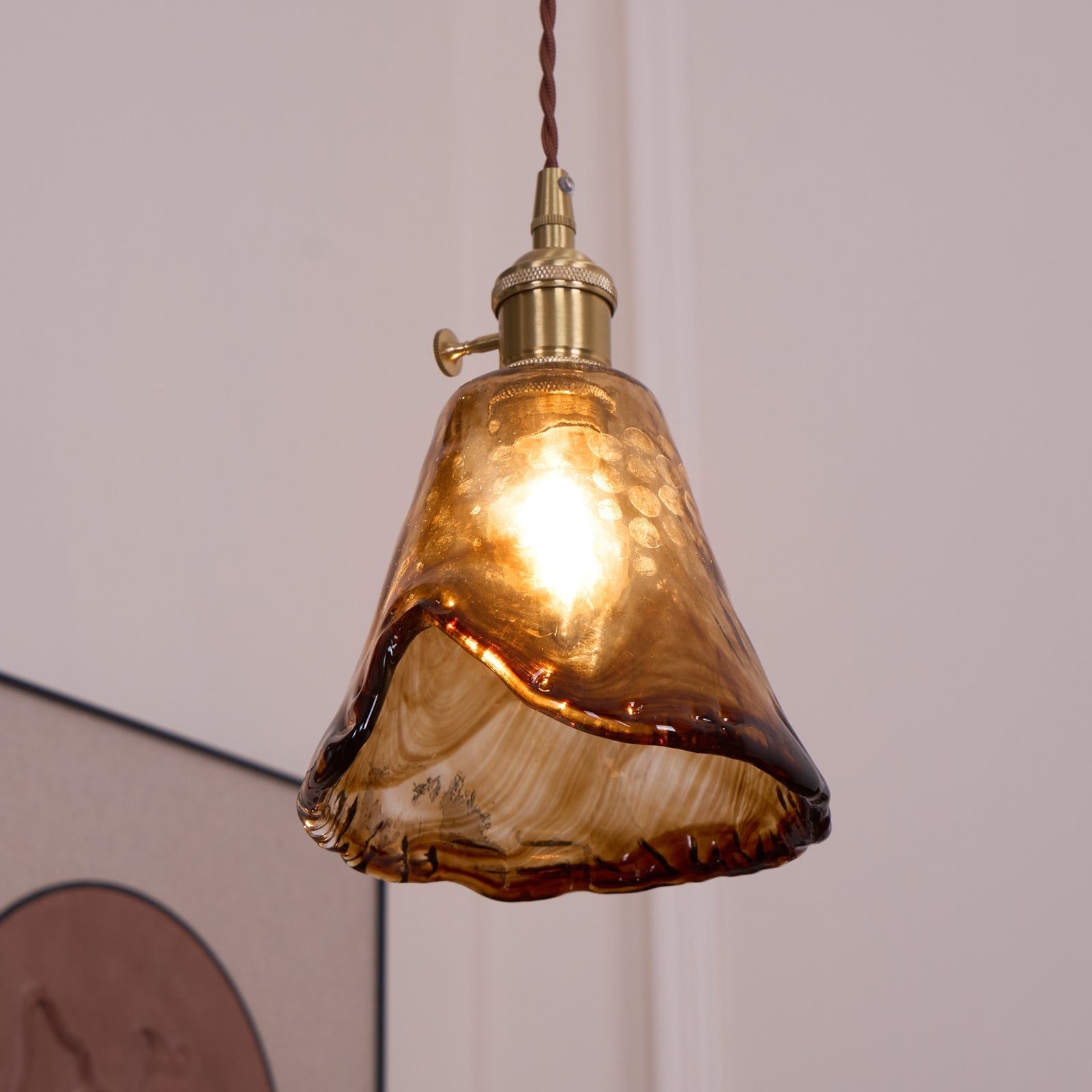 Vintage Pendelleuchte Senoden