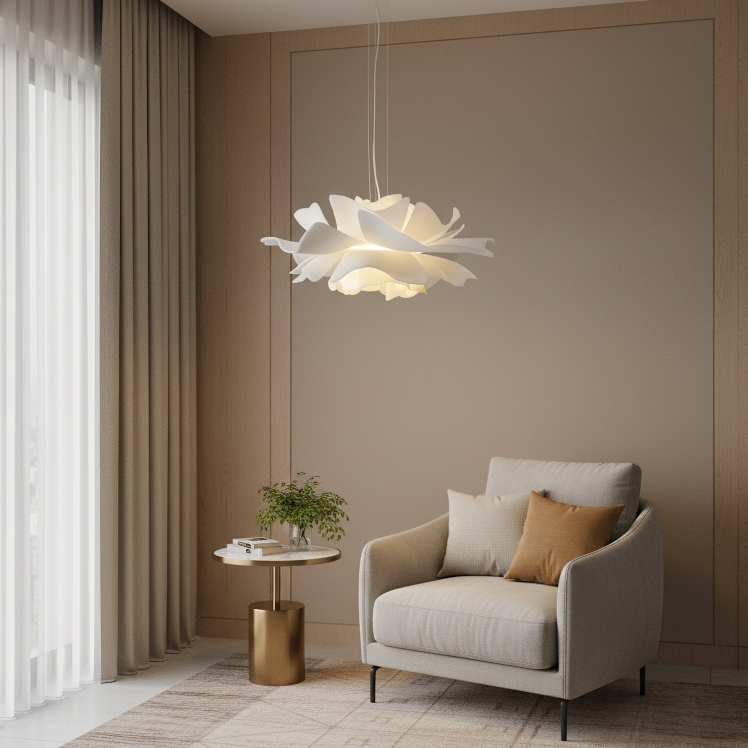 Lotus Pendelleuchte Nirobe