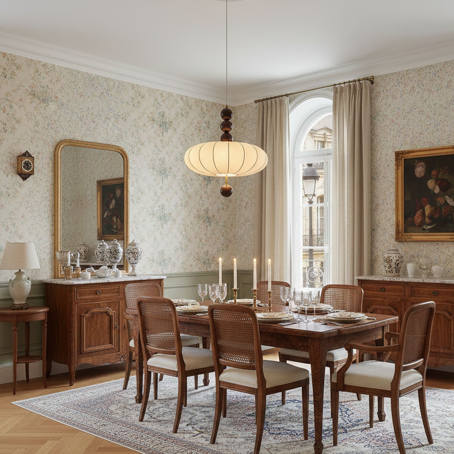 Vintage Pendelleuchte Queza